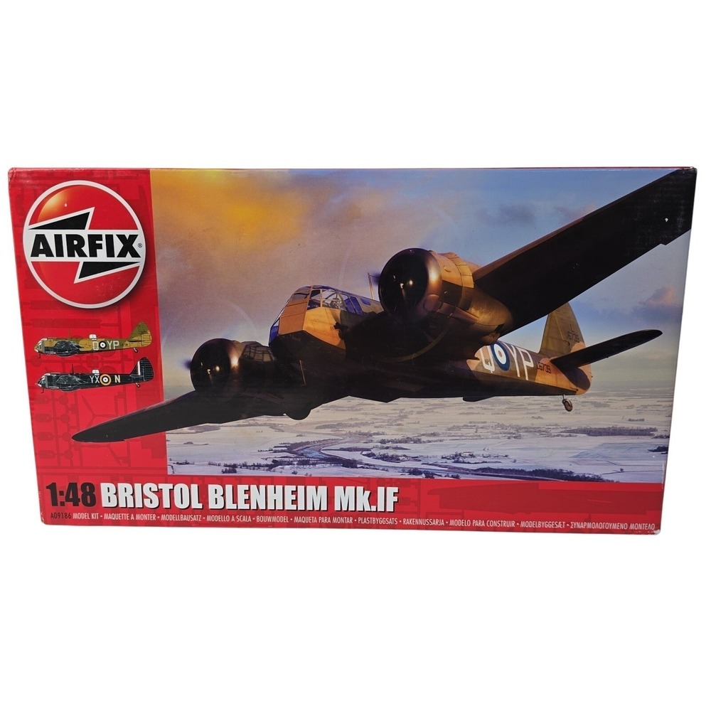 Airfix Bristol Blenheim Mk.IF 1:48 Plastic NEW Open Box Parts Sealed A09186